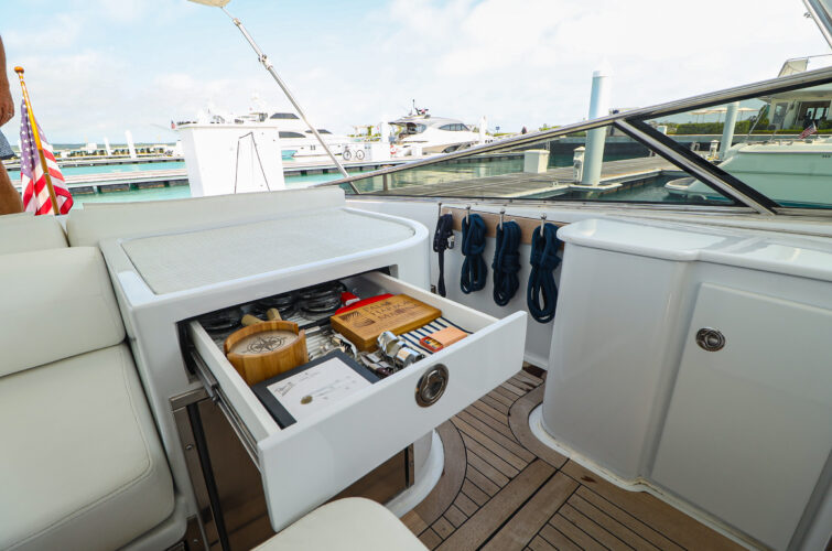 PRANA 46' ITAMA Yacht Custom storage-Appliances